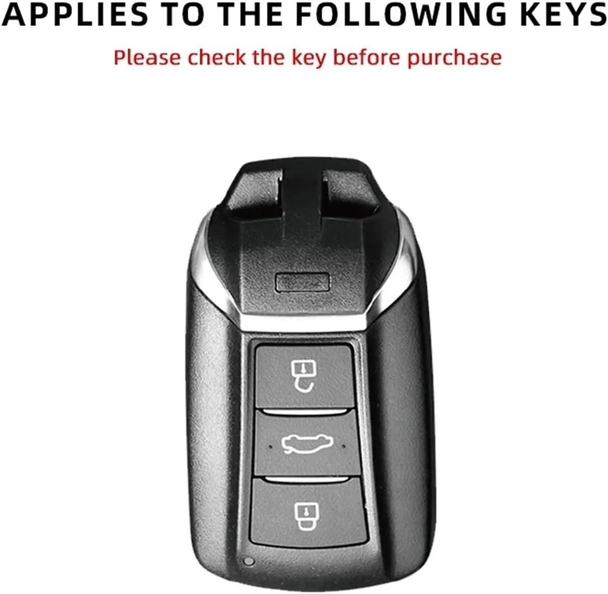 Zinc Alloy Car Key Case Cover Fit for DongFeng Popular Yacht 600 Shell Keychain Metal Keyless Bag Buckle Accessories(Style A Red 01)