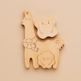 Āpiti - Natural Beechwood Puzzle